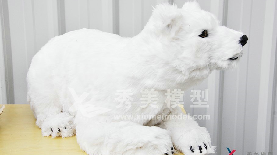 仿真動物模型-北極熊模型